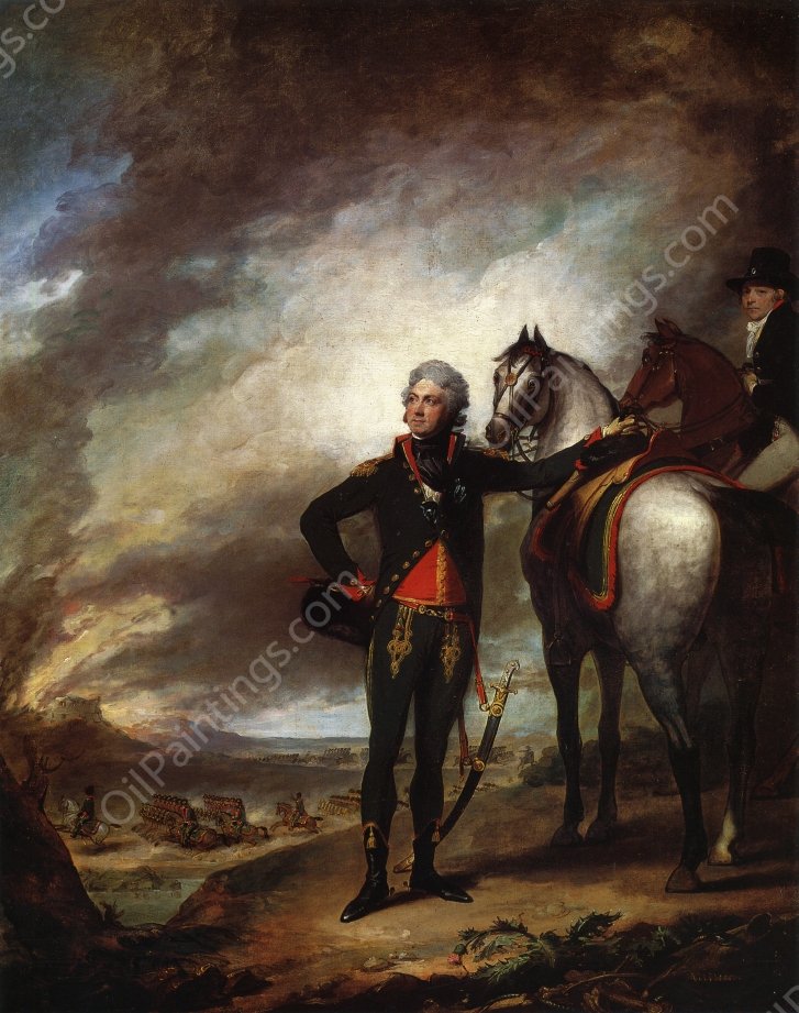 Louis-Marie, Vicomte de Noailles by Gilbert Stuart - Hand-Painted Oil Painting Reproduction