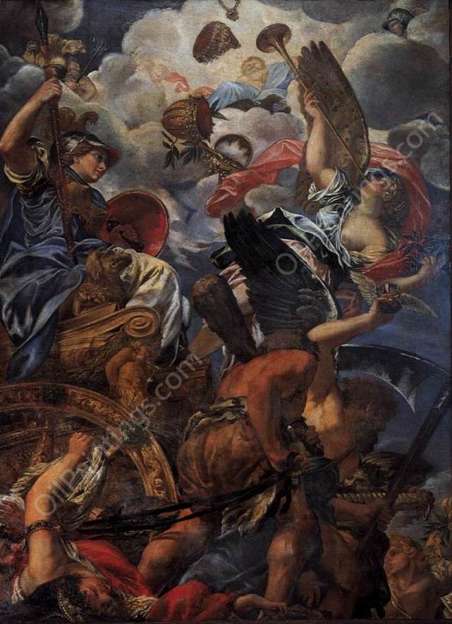 The Triumph of Wisdom by Giovanni Coli - Hand-Painted Oil Painting Reproduction