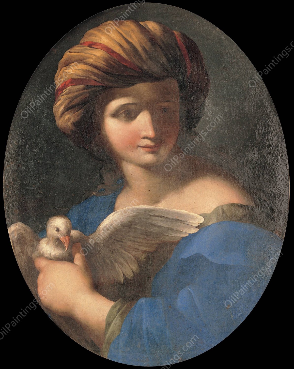 The Innocence by Giovanni Francesco Romanelli - Hand-Painted Oil Painting Reproduction
