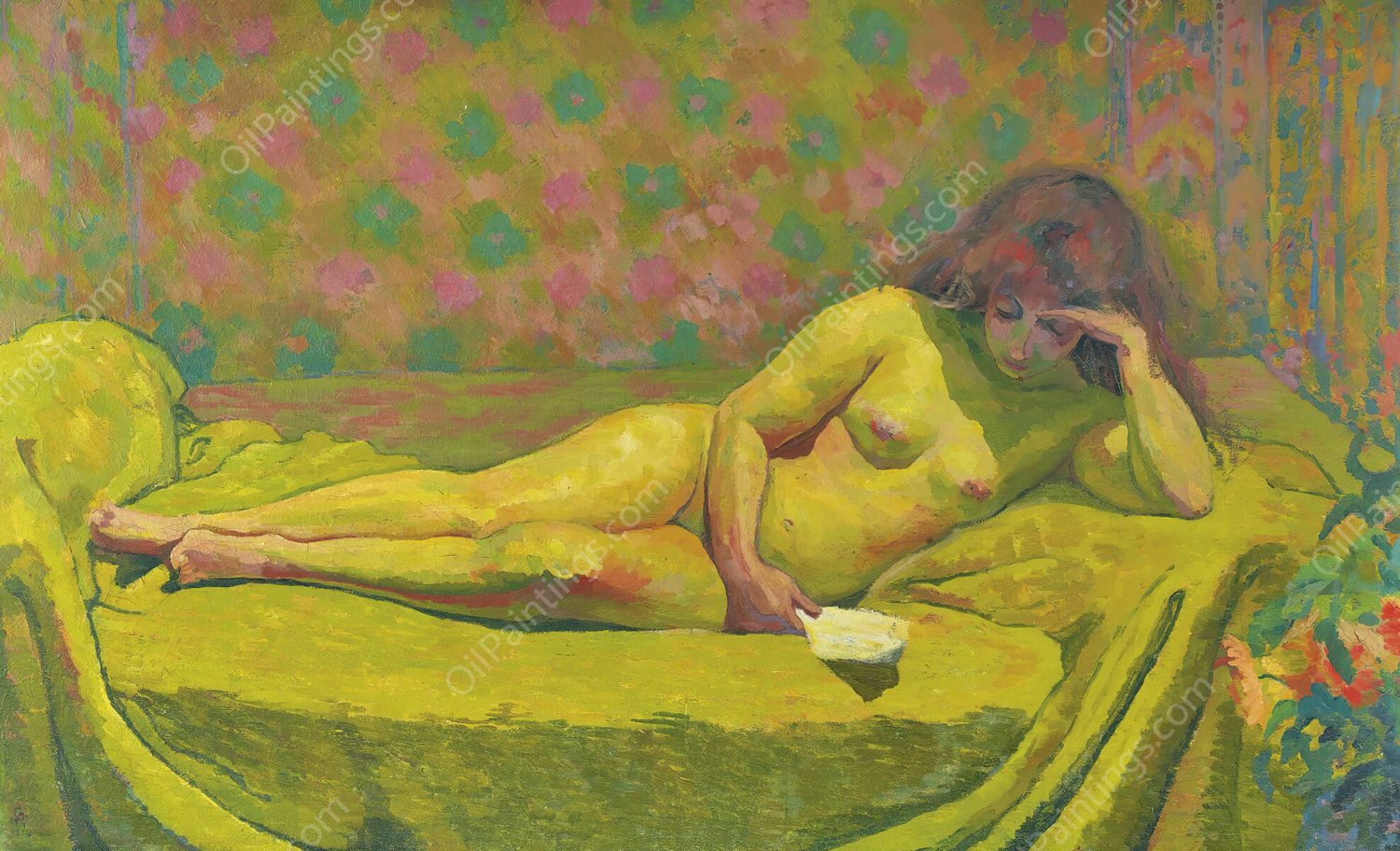 Theodora  by Giovanni Giacometti - Hand-Painted Oil Painting Reproduction