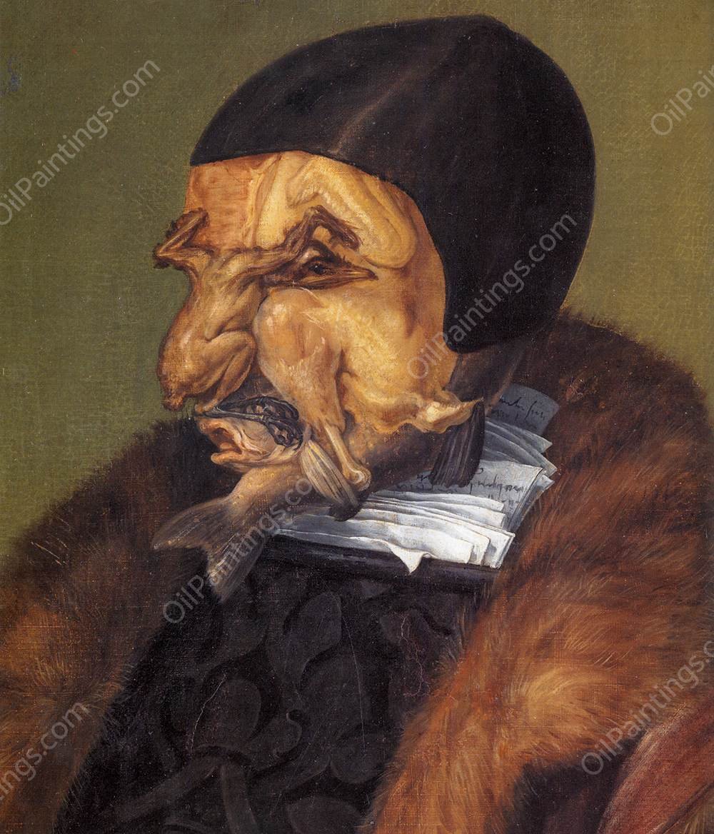 The Jurist Detail by Giuseppe Arcimboldo - Hand-Painted Oil Painting Reproduction