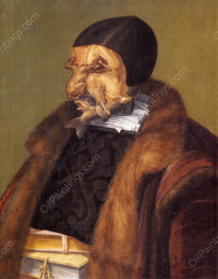 The Jurist by Giuseppe Arcimboldo - Hand-Painted Oil Painting Reproduction