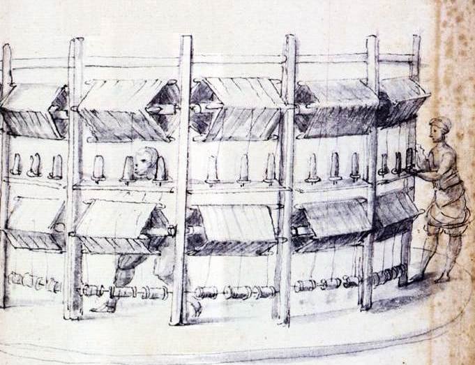 Treatise on Silk Culture and Manufacture Series of Thirteen Drawings, No. 12 by Giuseppe Arcimboldo - Hand-Painted Oil Painting Reproduction