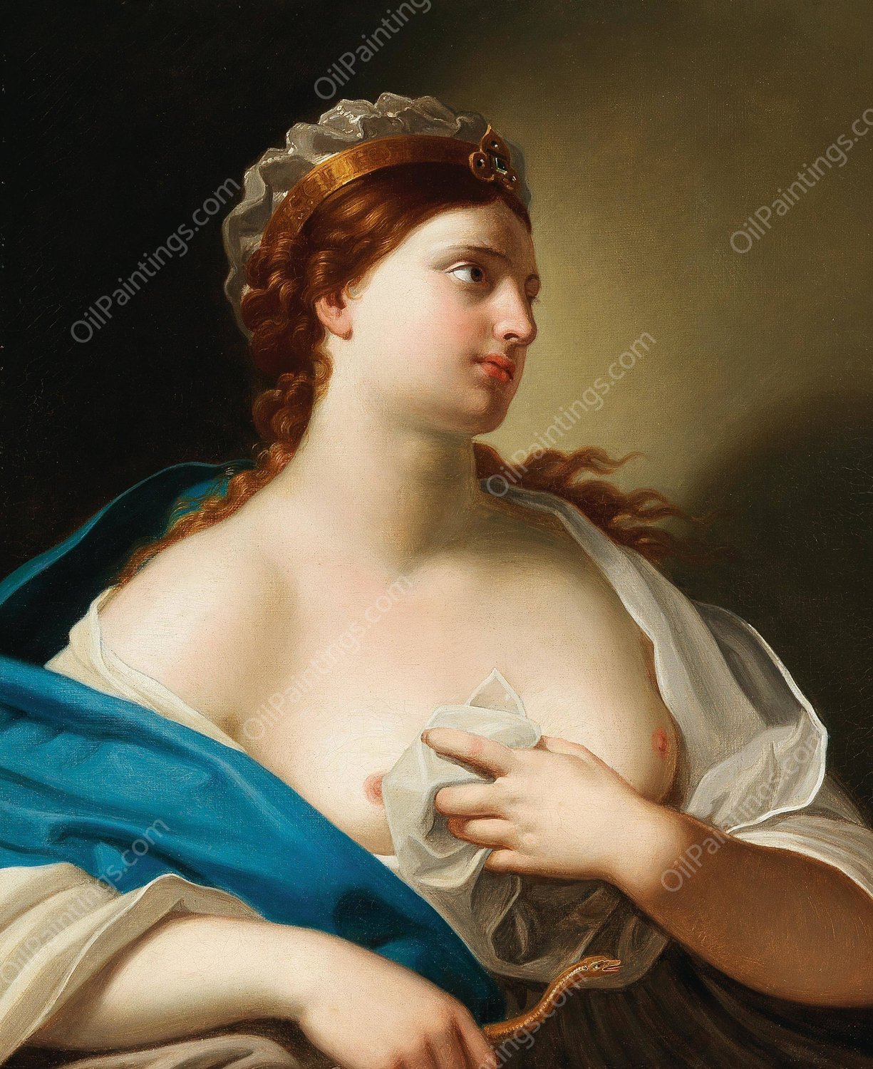 Cleopatra by Giuseppe Bottani - Hand-Painted Oil Painting Reproduction