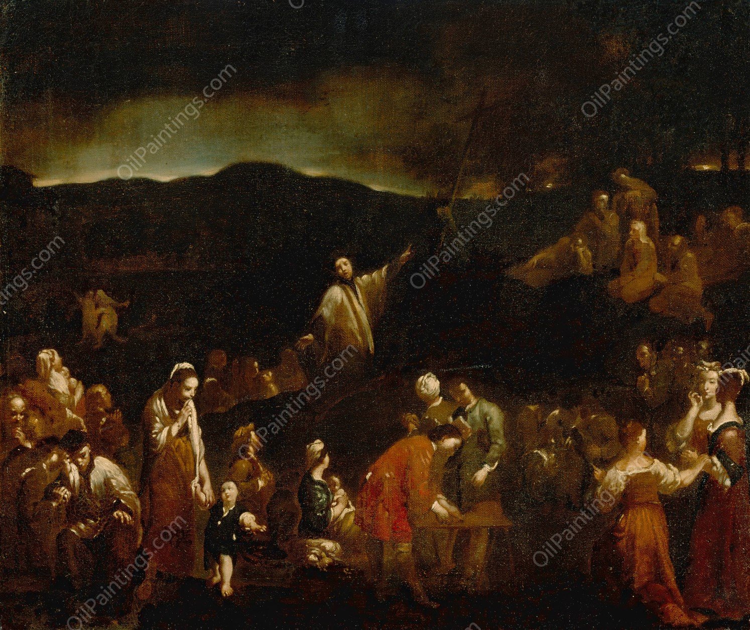 The Mission  by Giuseppe Maria Crespi - Hand-Painted Oil Painting Reproduction