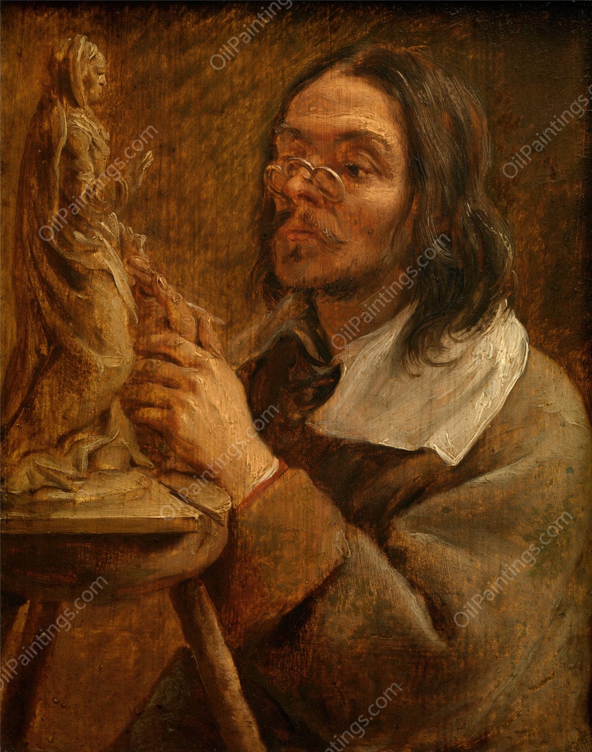 Sight by Gonzales Coques - Hand-Painted Oil Painting Reproduction