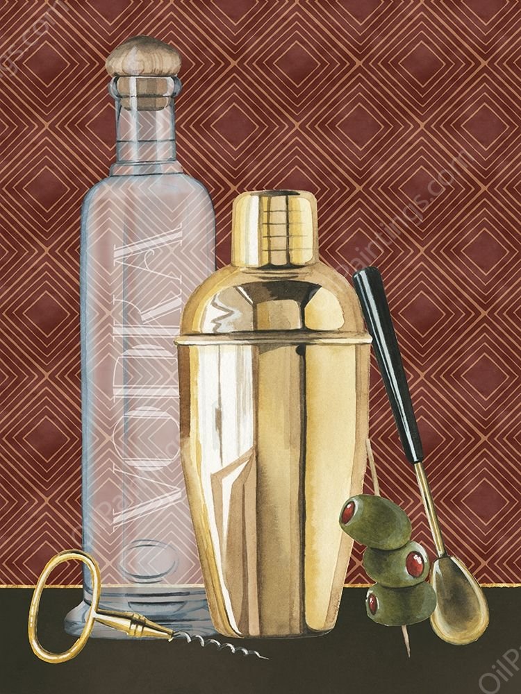 Bar Gatsby I by Grace Popp - Hand-Painted Oil Painting Reproduction