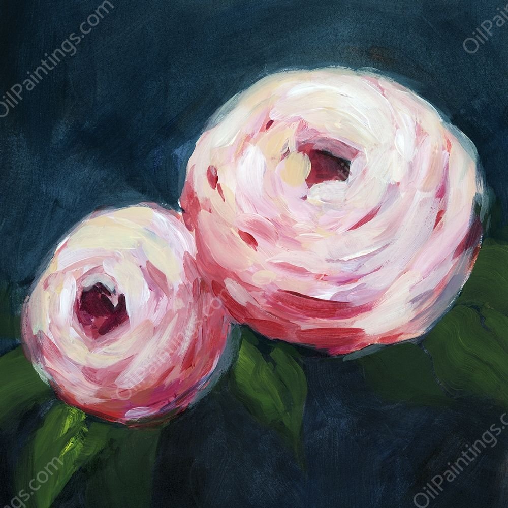 Ethereal Blooms I by Grace Popp - Hand-Painted Oil Painting Reproduction