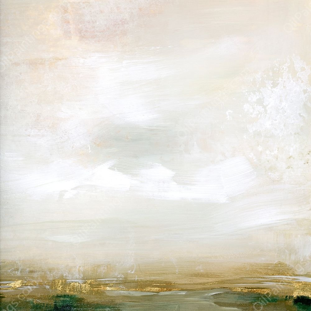 Gold Leaf Marsh II by Grace Popp - Hand-Painted Oil Painting Reproduction