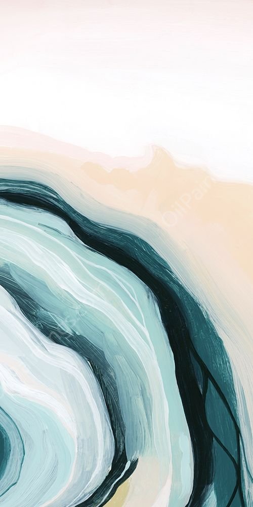 Half Shell II by Grace Popp - Hand-Painted Oil Painting Reproduction