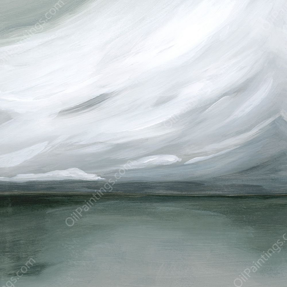 Heavy Clouds I by Grace Popp - Hand-Painted Oil Painting Reproduction