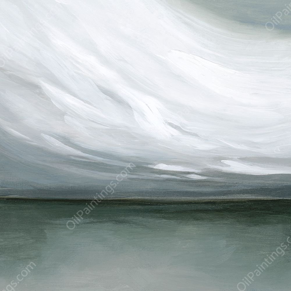 Heavy Clouds II by Grace Popp - Hand-Painted Oil Painting Reproduction