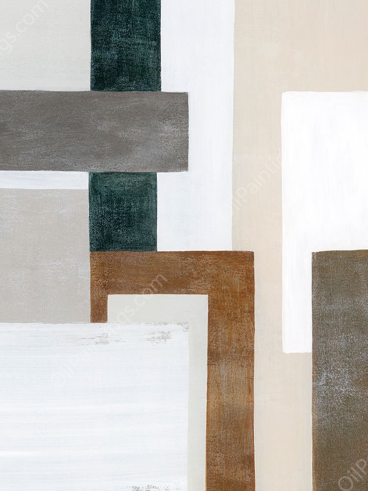 Industrial Layers II by Grace Popp - Hand-Painted Oil Painting Reproduction