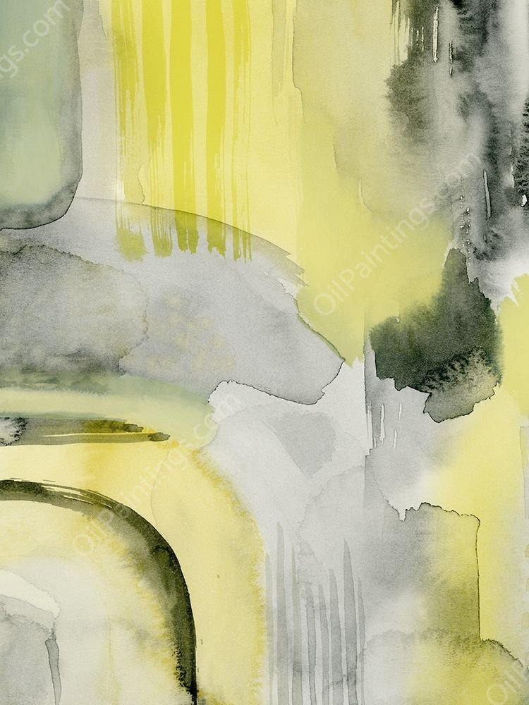 Lemon & Grit I by Grace Popp - Hand-Painted Oil Painting Reproduction