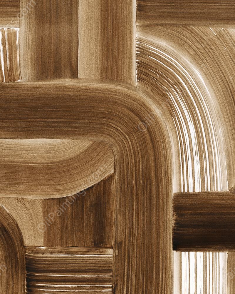 Mud Sketch I by Grace Popp - Hand-Painted Oil Painting Reproduction