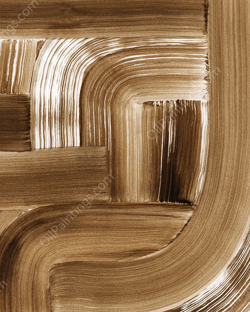 Mud Sketch II by Grace Popp - Hand-Painted Oil Painting Reproduction