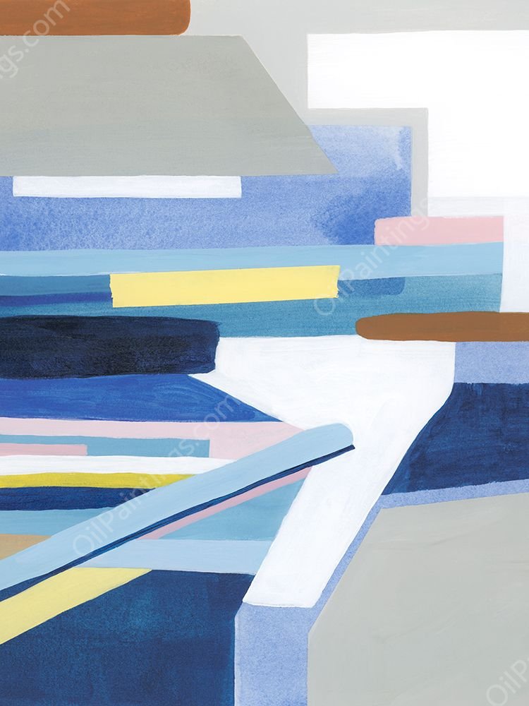 Passing Cars II by Grace Popp - Hand-Painted Oil Painting Reproduction