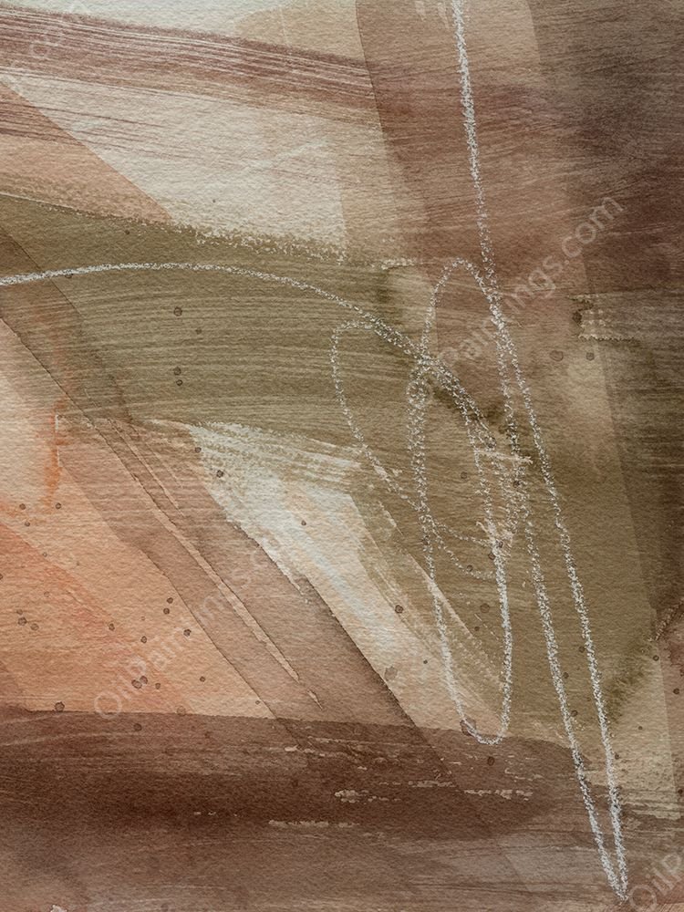 Peach on Earth II by Grace Popp - Hand-Painted Oil Painting Reproduction