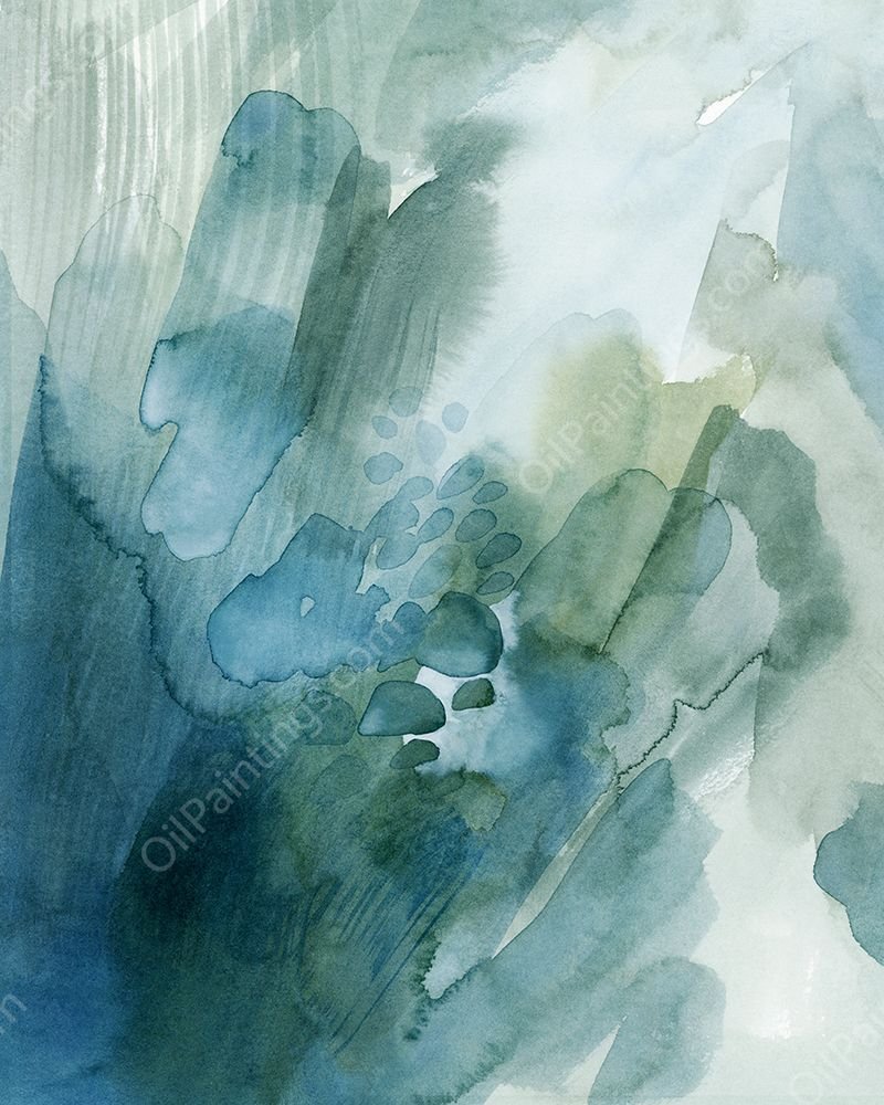 River Gleam I by Grace Popp - Hand-Painted Oil Painting Reproduction