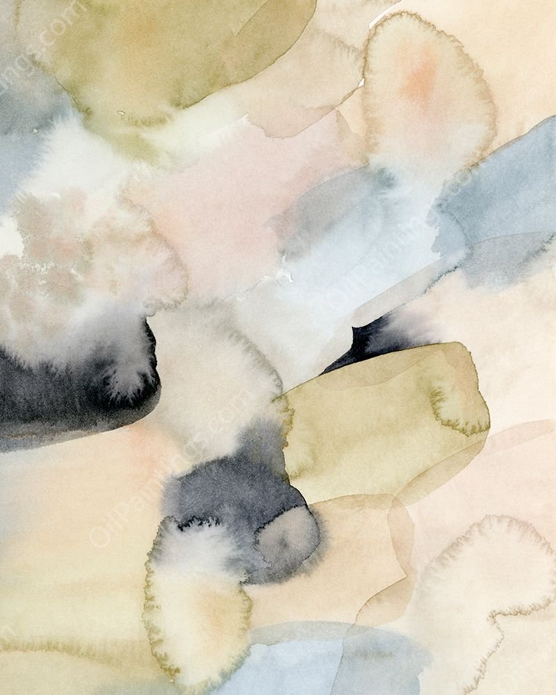 Salmon Rocks I by Grace Popp - Hand-Painted Oil Painting Reproduction