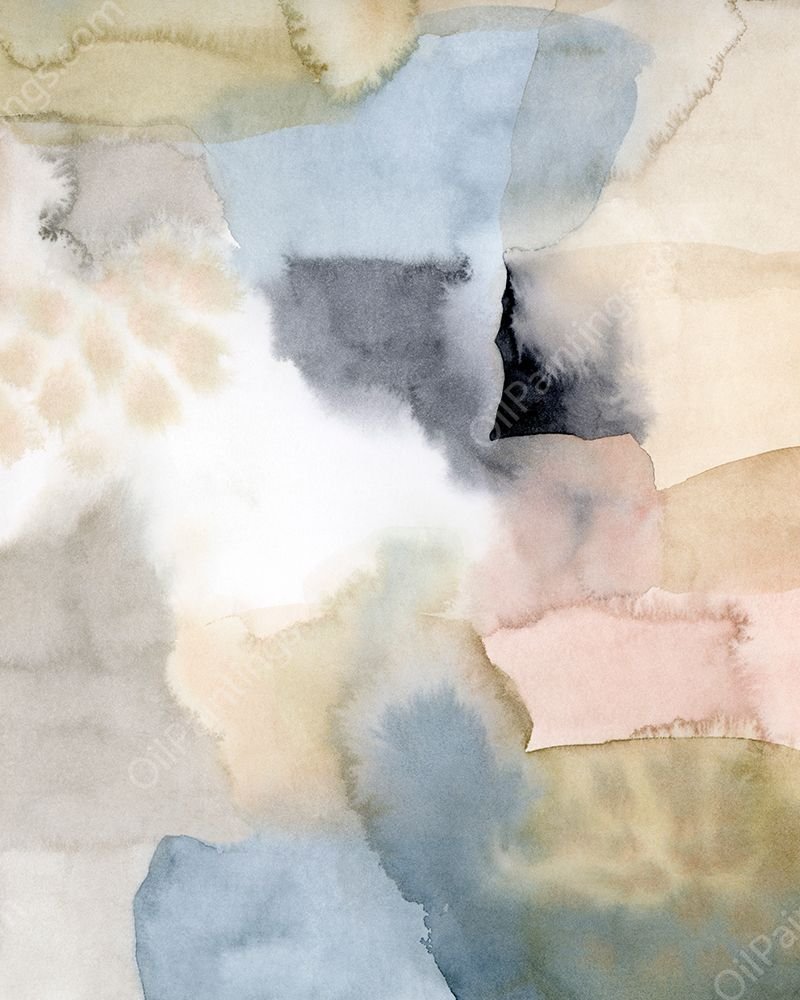 Salmon Rocks II by Grace Popp - Hand-Painted Oil Painting Reproduction