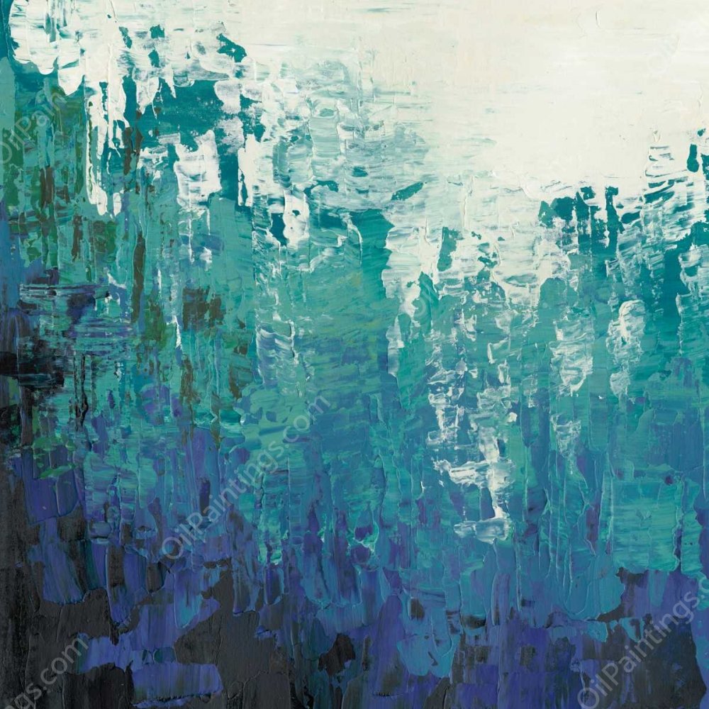 Sea Caverns I by Grace Popp - Hand-Painted Oil Painting Reproduction