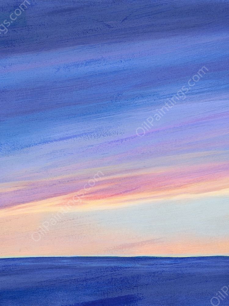 Sunbeam Twilight I by Grace Popp - Hand-Painted Oil Painting Reproduction