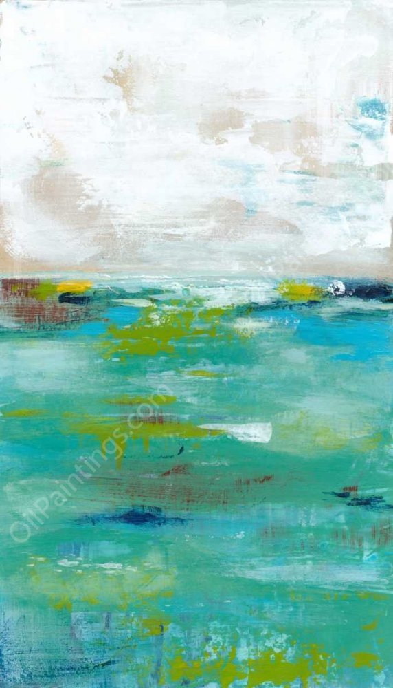 Topaz Mire II by Grace Popp - Hand-Painted Oil Painting Reproduction