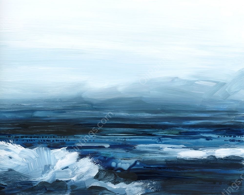 View from the Lighthouse I by Grace Popp - Hand-Painted Oil Painting Reproduction