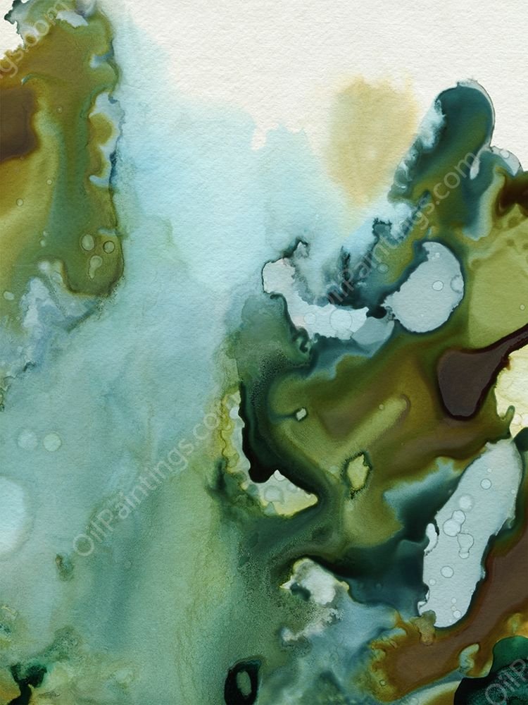 Water and Earth I by Grace Popp - Hand-Painted Oil Painting Reproduction