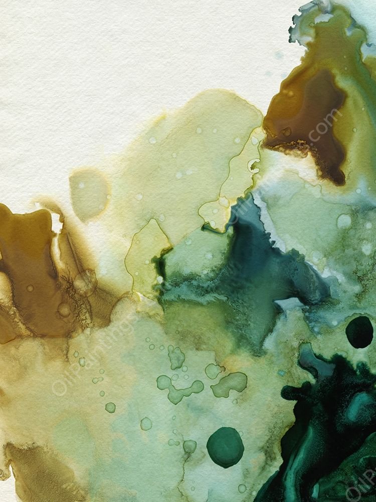 Water and Earth II by Grace Popp - Hand-Painted Oil Painting Reproduction