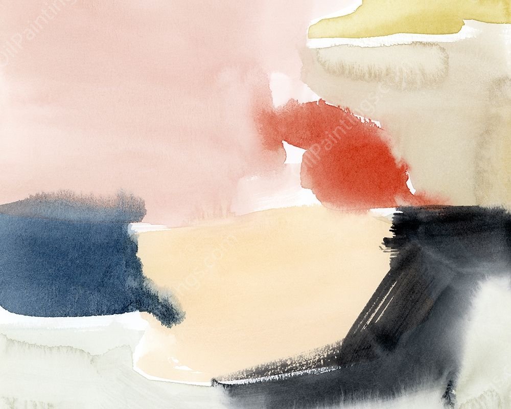 Watercolor Playground II by Grace Popp - Hand-Painted Oil Painting Reproduction