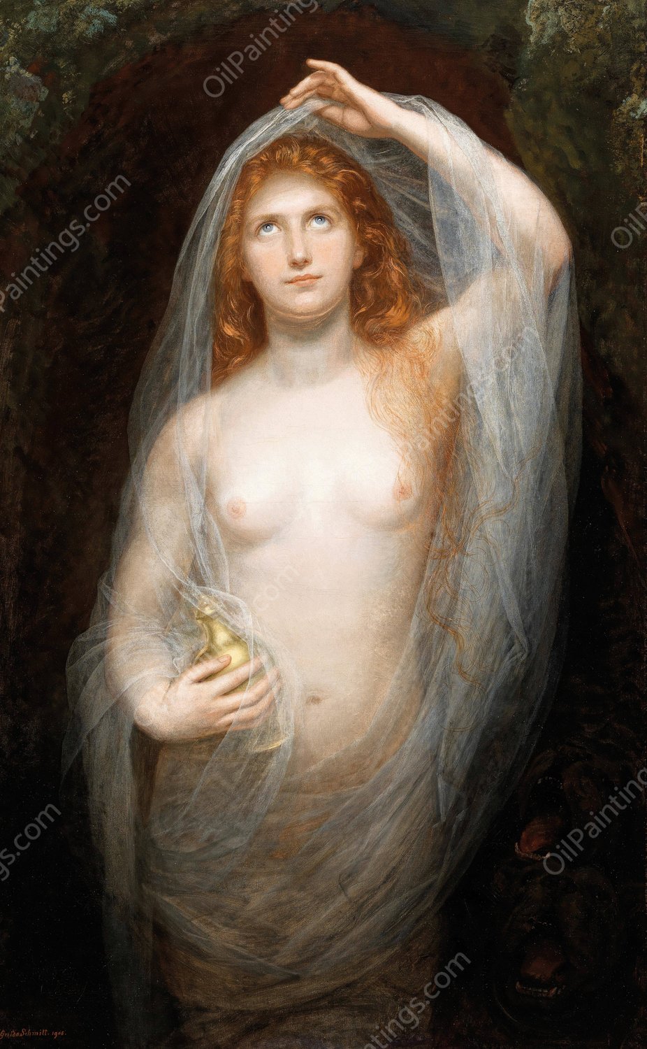 Eurydice  by Guido Philipp Schmitt - Hand-Painted Oil Painting Reproduction