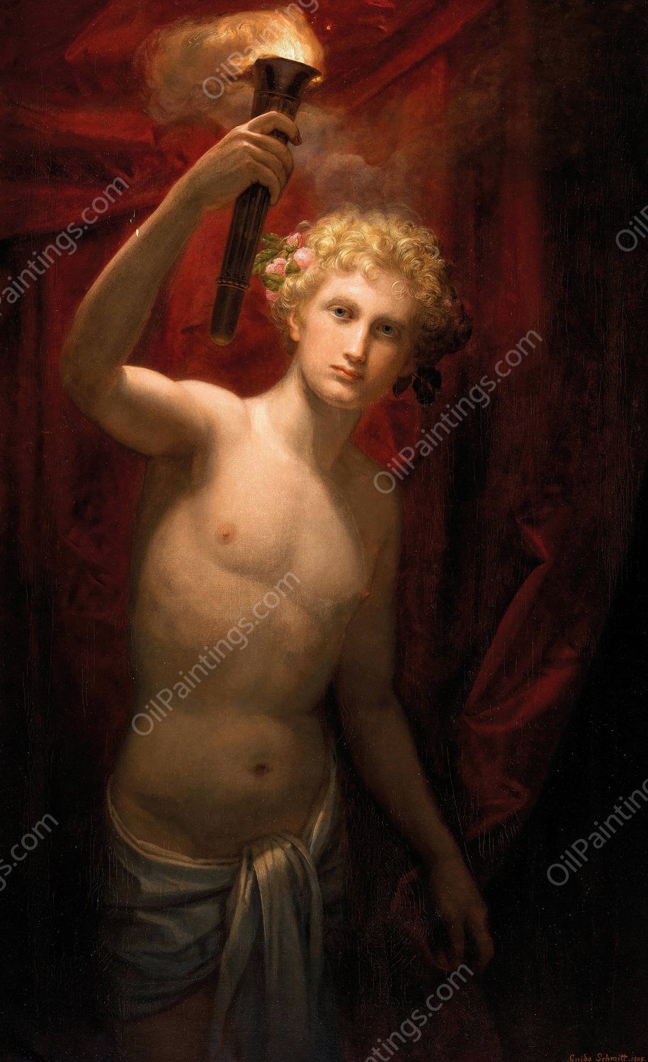 Orpheus  by Guido Philipp Schmitt - Hand-Painted Oil Painting Reproduction