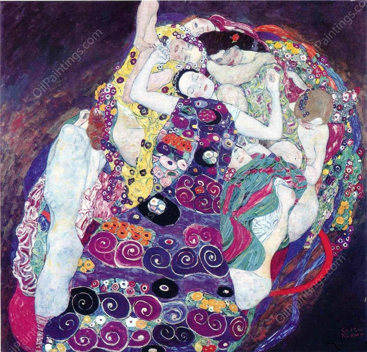 The Virgin by Gustav Klimt - Hand-Painted Oil Painting Reproduction