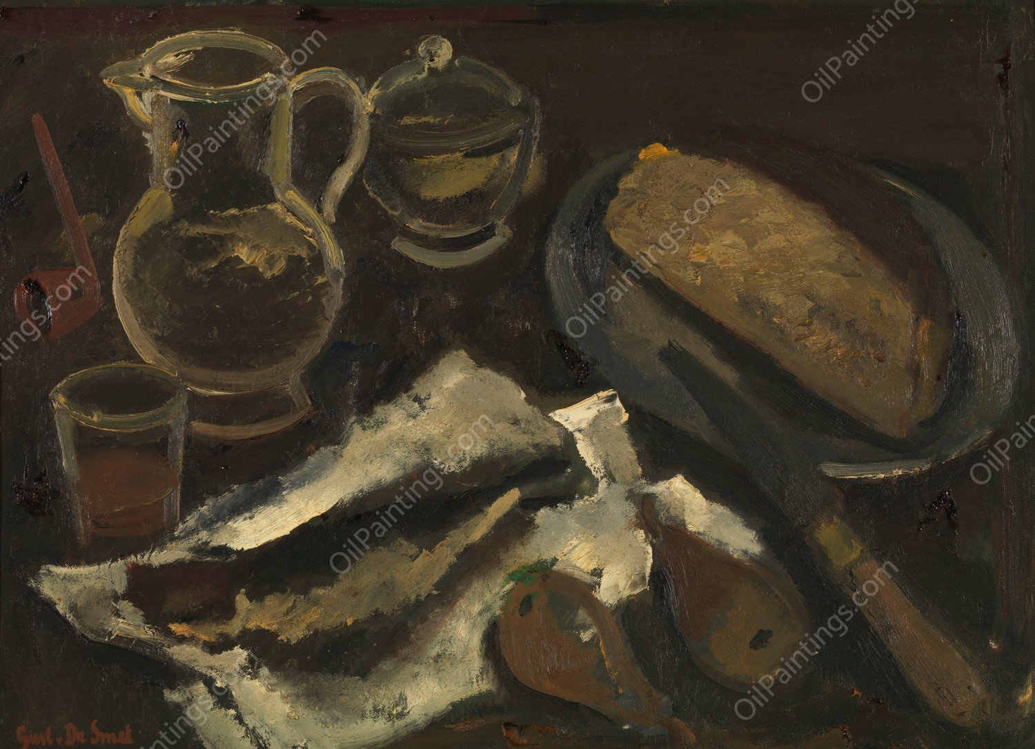 Still Life  by Gustave De Smet - Hand-Painted Oil Painting Reproduction