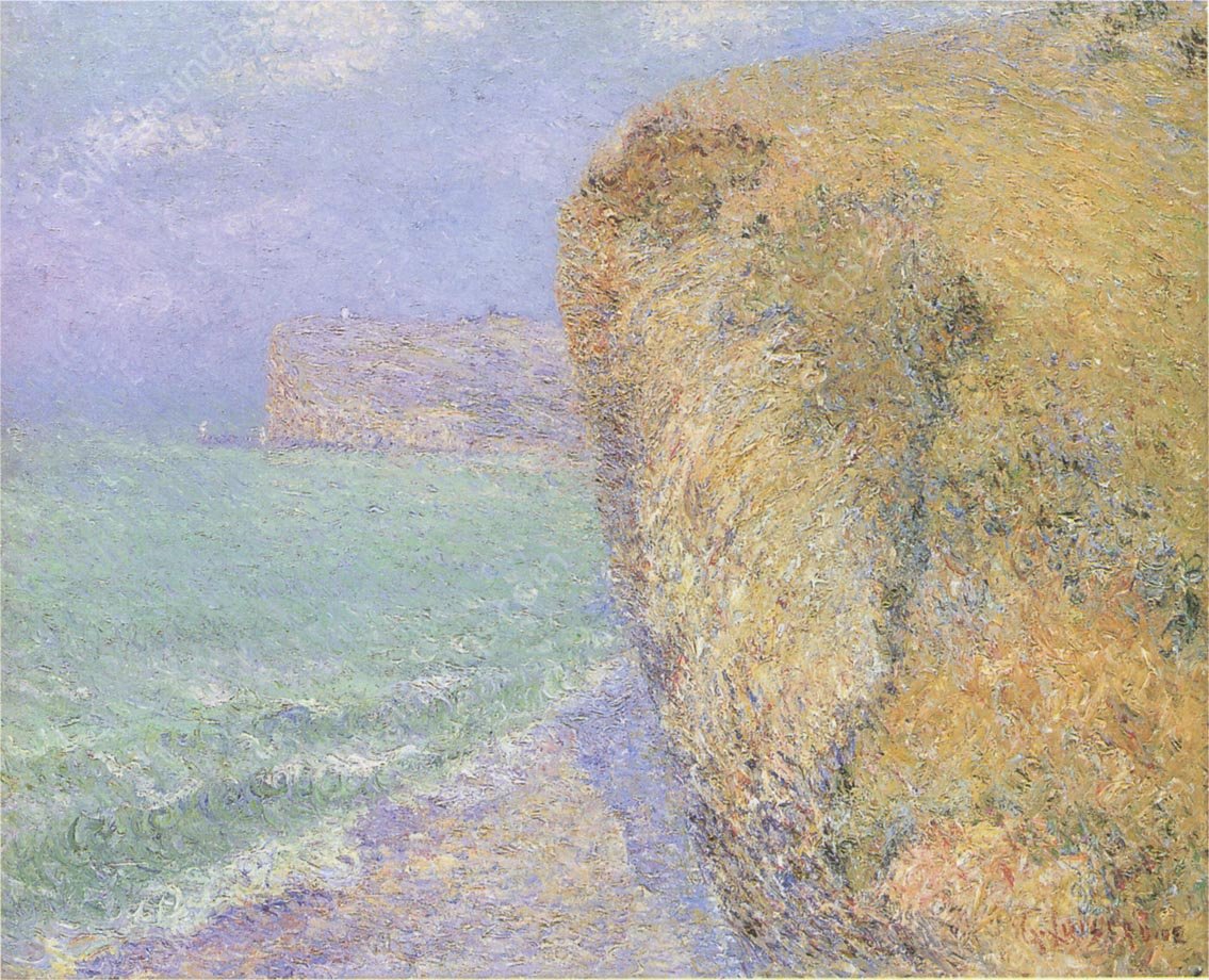 Cliffs at Grainval by Gustave Loiseau - Hand-Painted Oil Painting Reproduction