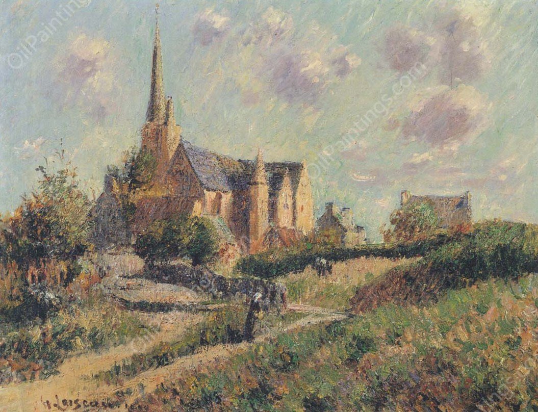 Notre Dame de la Clarte by Gustave Loiseau - Hand-Painted Oil Painting Reproduction
