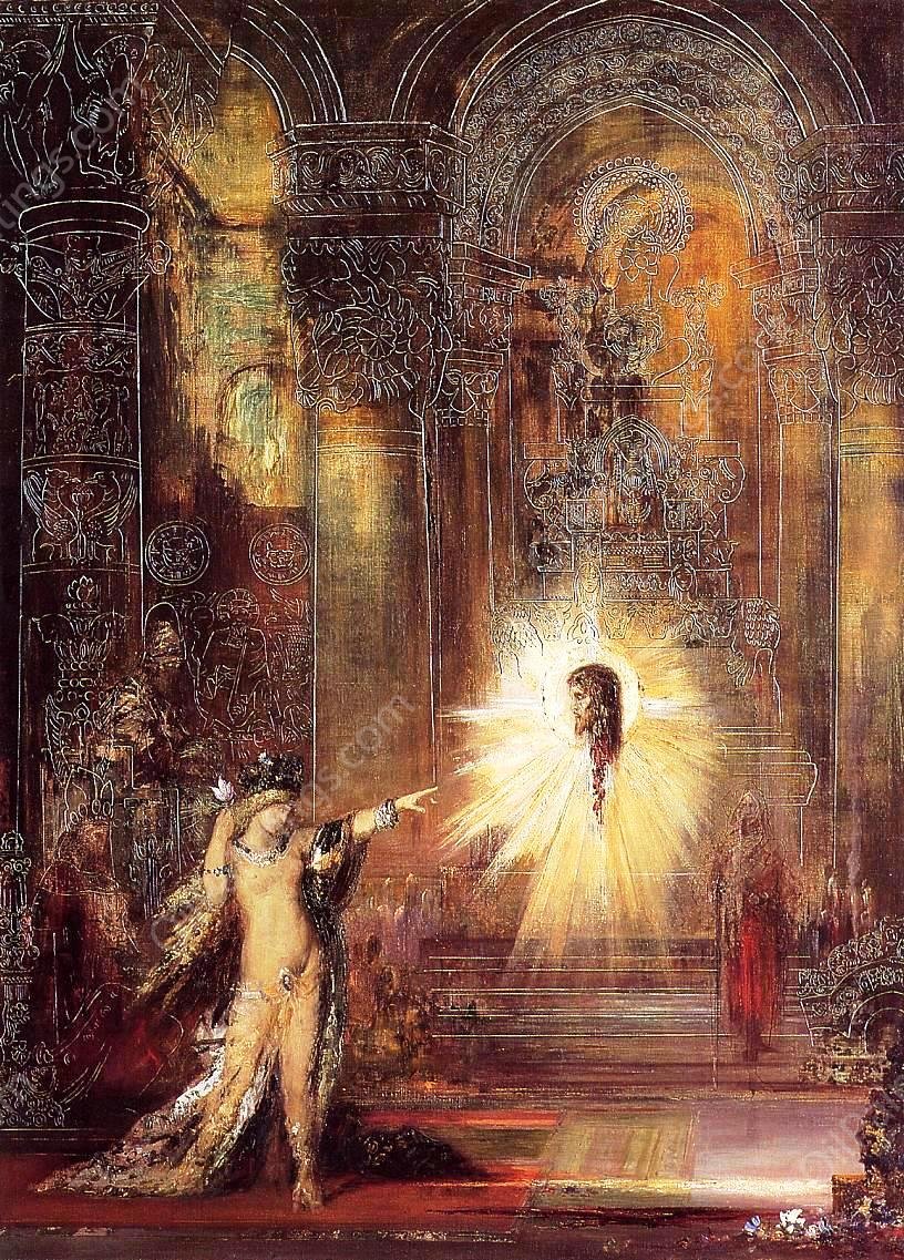 The Apparition by Gustave Moreau - Hand-Painted Oil Painting Reproduction