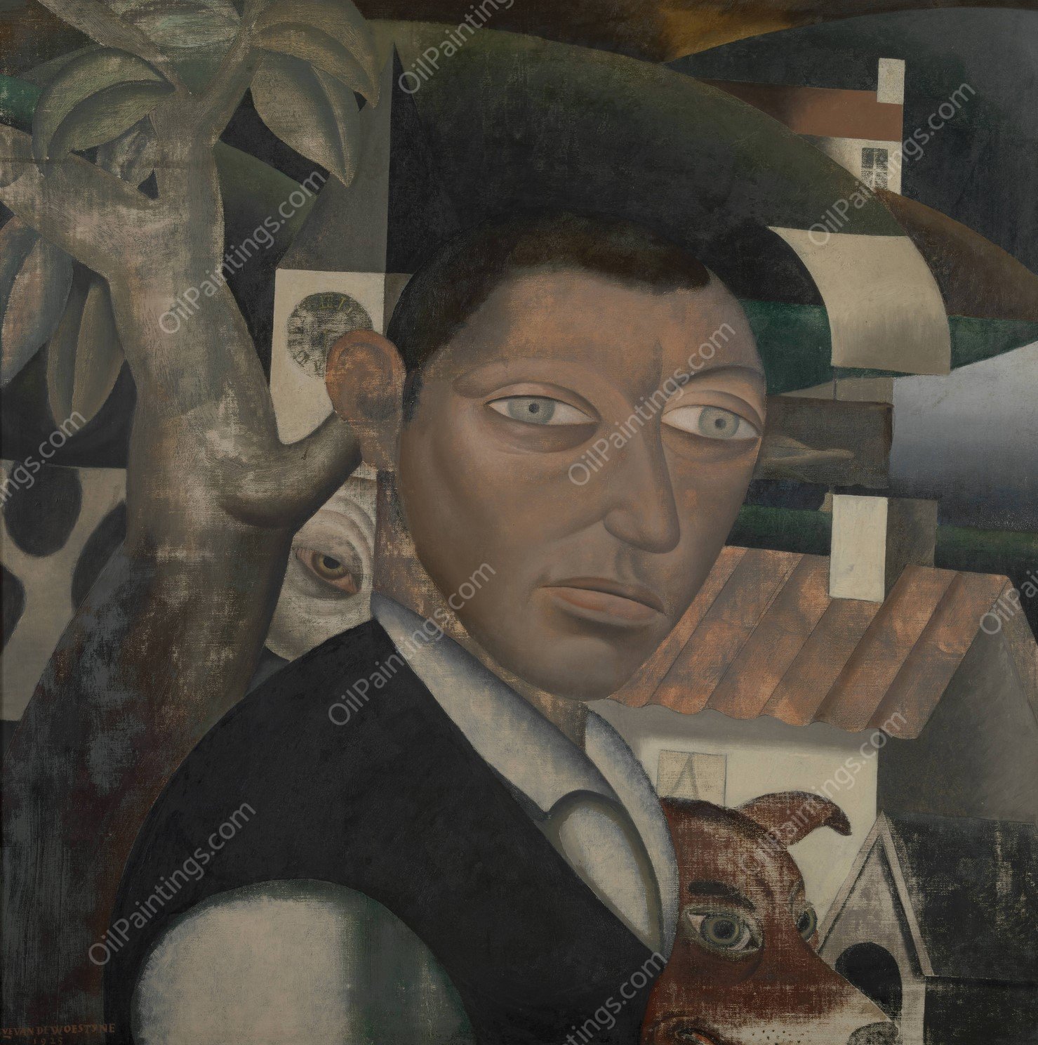 Fugue  by Gustave Van De Woestijne - Hand-Painted Oil Painting Reproduction