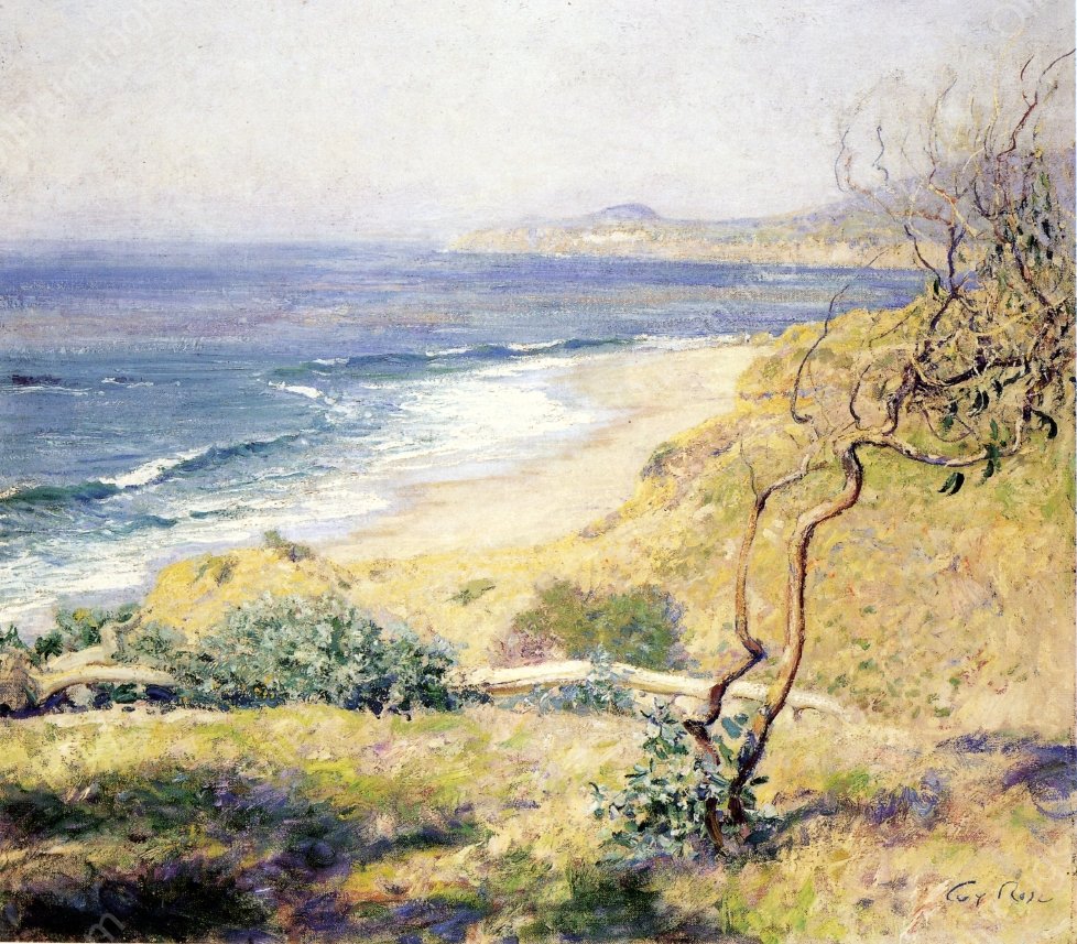 Laguna Shores by Guy Orlando Rose - Hand-Painted Oil Painting Reproduction