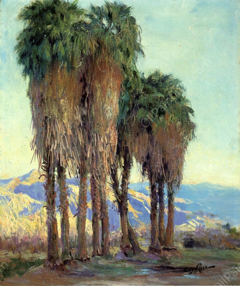 Palms by Guy Orlando Rose - Hand-Painted Oil Painting Reproduction