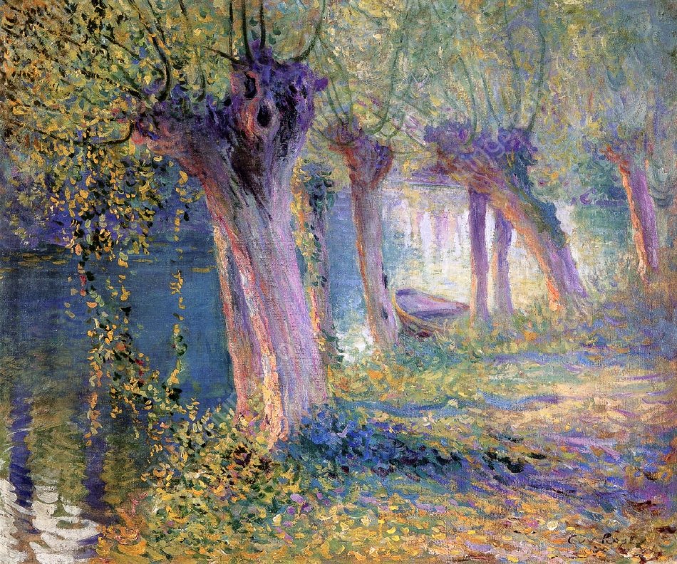 Untitled also known as River Epte, Giverny by Guy Orlando Rose - Hand-Painted Oil Painting Reproduction