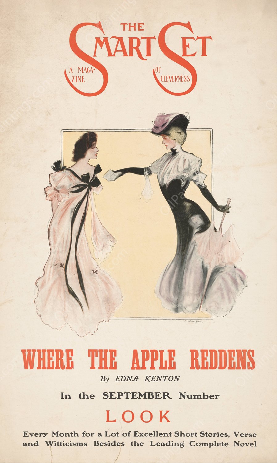 The Smart Set  by Hamilton King - Hand-Painted Oil Painting Reproduction