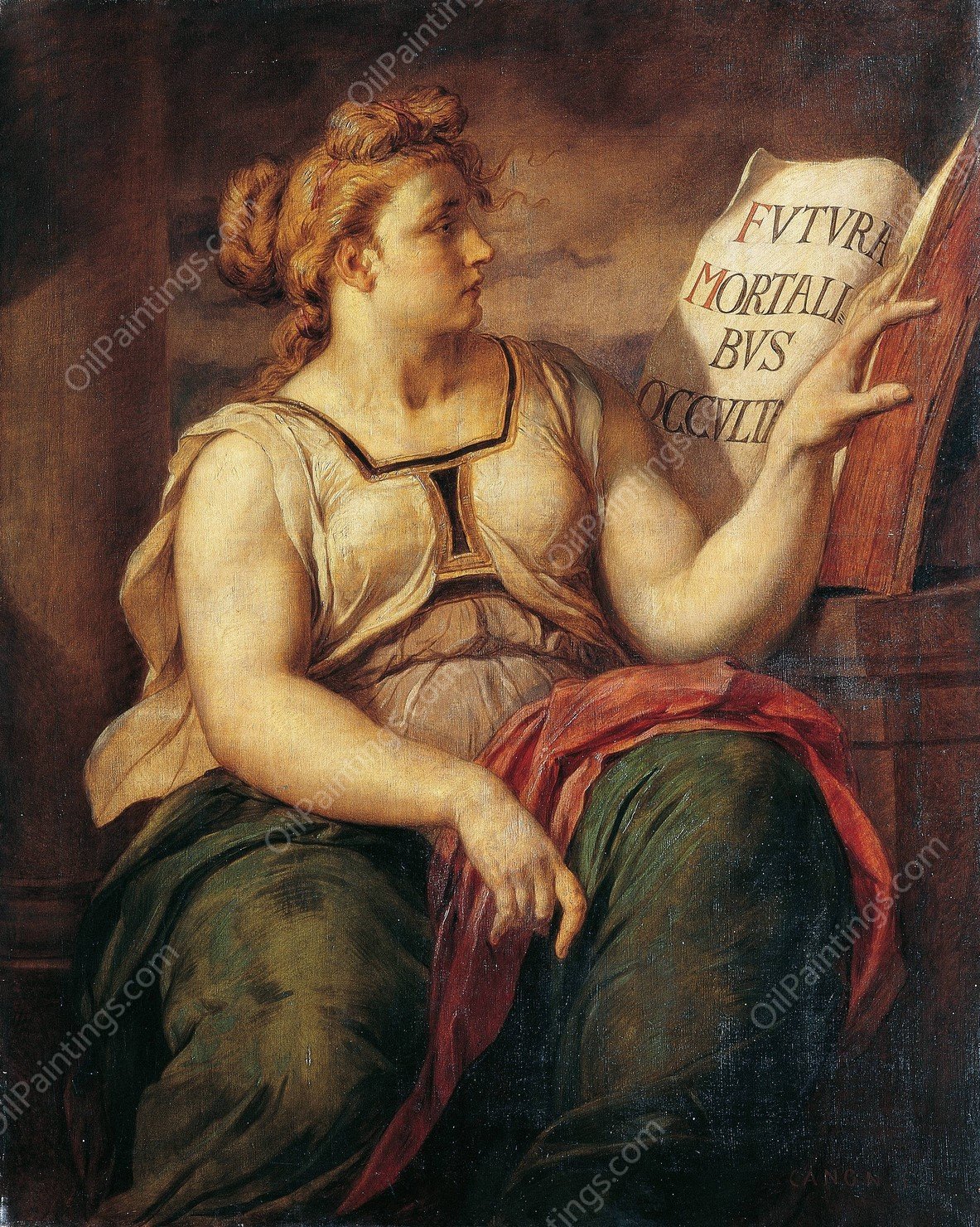 Sibylle by Hans Canon - Hand-Painted Oil Painting Reproduction