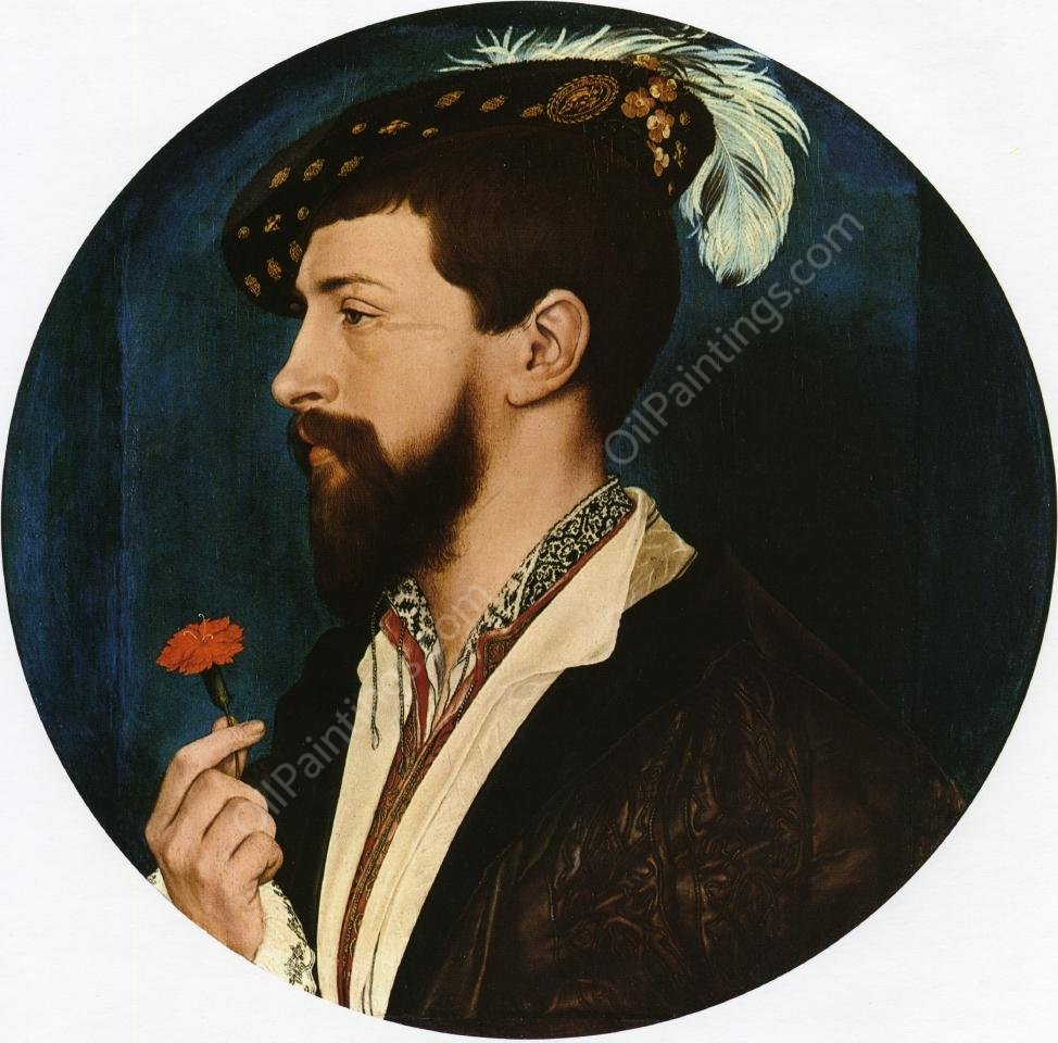 Portrait of Simon George of Quocote by Hans Holbein The Younger - Hand-Painted Oil Painting Reproduction