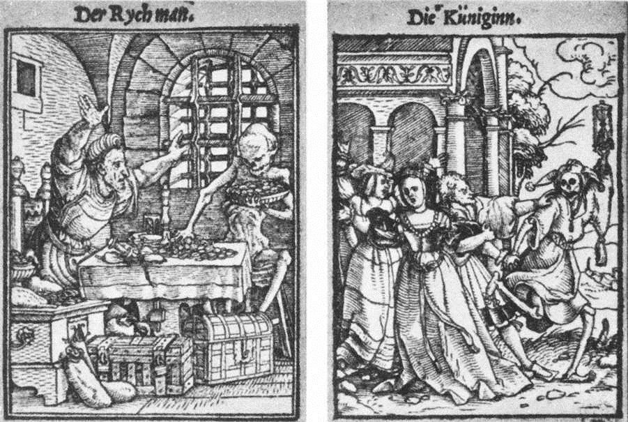 The Rich Man; The Queen by Hans Holbein The Younger - Hand-Painted Oil Painting Reproduction