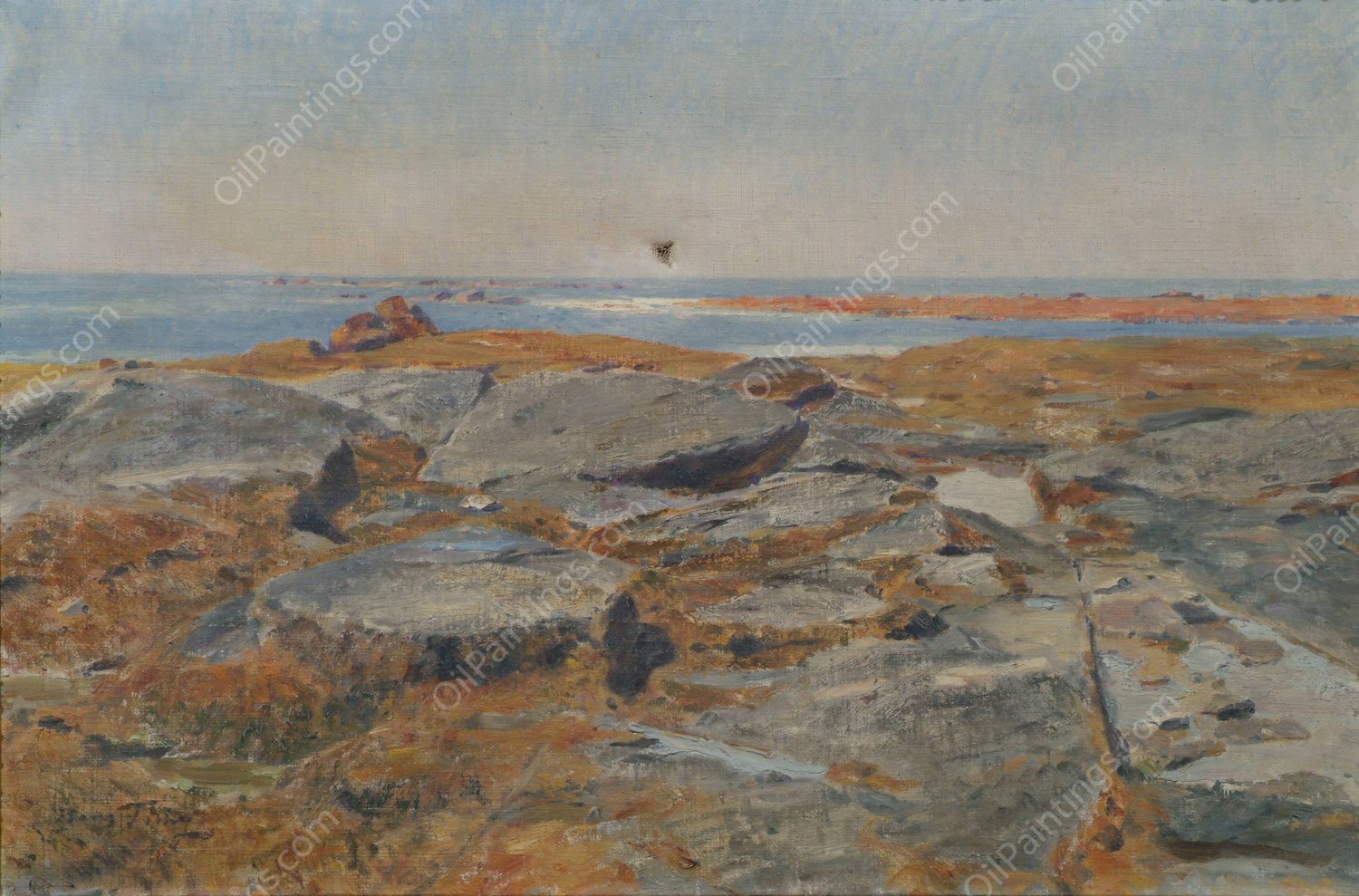 Studie aus Concarneau  by Hans Tichy - Hand-Painted Oil Painting Reproduction