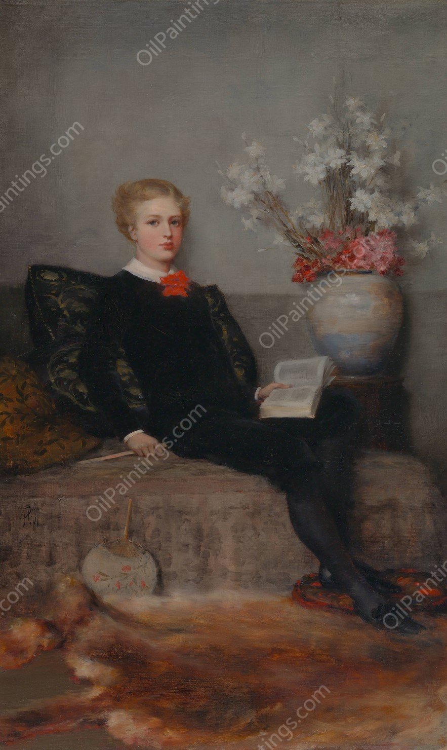 James Buchanan Johnston  by Harper Pennington - Hand-Painted Oil Painting Reproduction