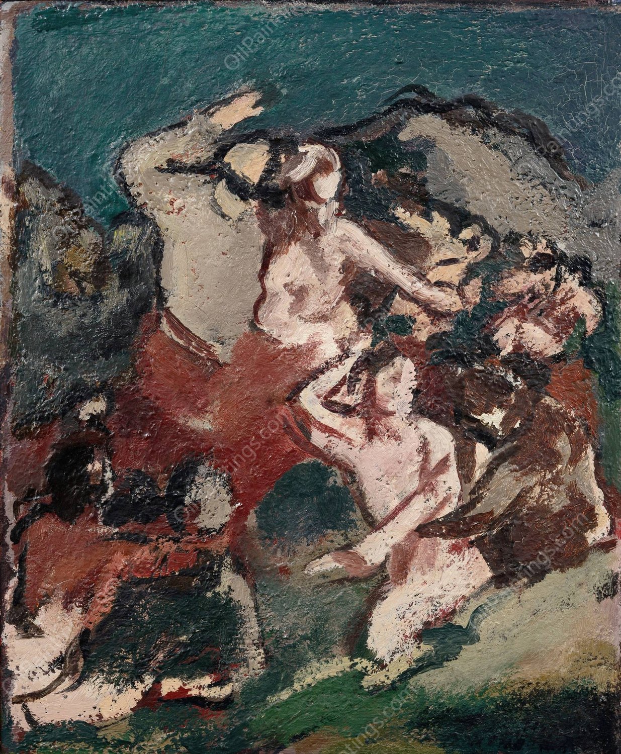 Ekstatischer Tanz  by Heinrich Altherr - Hand-Painted Oil Painting Reproduction